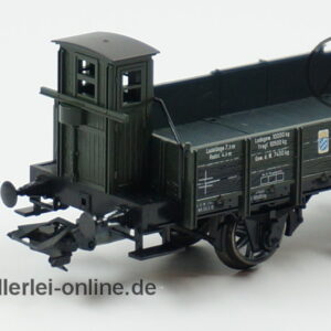 Märklin H0 | 46157 Niederbordwagen mit Bremserhaus der K.Bay.Sts.B. | Regensburg Rungenwagen