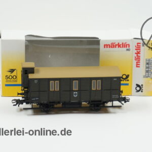 Märklin H0 | 4500 Postwagen der KPEV | Bahnpostwagen 500 Jahre Post mit OVP