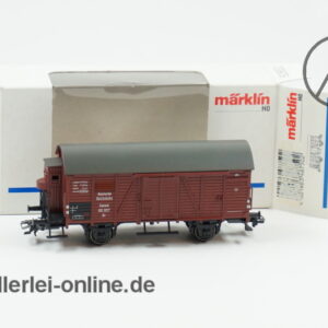 Märklin H0 | 48750 gedeckter Güterwagen mit Bremserhaus | Gr Güterwagen 80 007 der DRG mit OVP