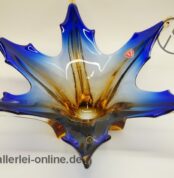 Venetian Murano XL Schale | Prächtige Sommerso Glasschale | Italien 50er Jahre