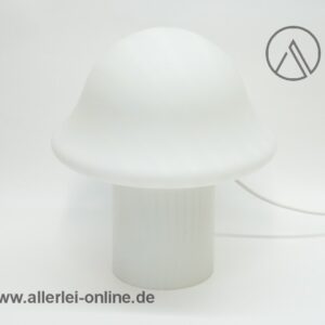 Pilzlampe | Peill & Putzler | Milchglas Mushroom Tischlampe | Vintage Space Age Design Lampe