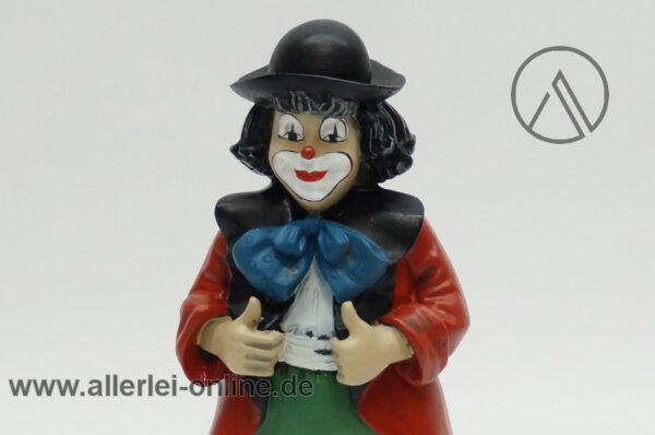 Gilde Clowns | Der Optimist | Daumen Hoch Clown | 15 cm Clownfigur