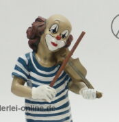 Gilde Clowns | Der Geiger | Violinist Clown | 15 cm Figur mit Violine - Geige