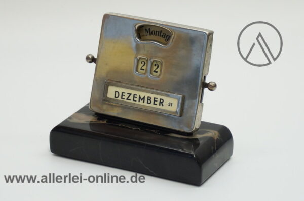 Jakob Maul Dauerkalender | Art Deco ewiger Kalender | Schreibtisch Kalender