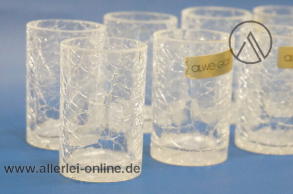 Craquele Glas | Eisglas Gläser | ALWE Schnapsglas | Vintage shots