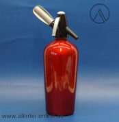 Heimsyphon | Sodaspender | Sodaflasche ROT Aluminium | Vintage 60er Jahre