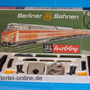 Berliner TT Bahnen | BTTB Zweizug START-SET | Schnell- u. Güterzug | 12mm | 1:120 mit OVP