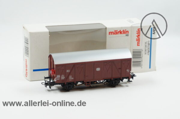 Märklin H0 | 4411 Gedeckter Güterwagen mit Schlusslaterne | Grs-v der DB | Betr.Nr: 131 5 016-2 mit OVP