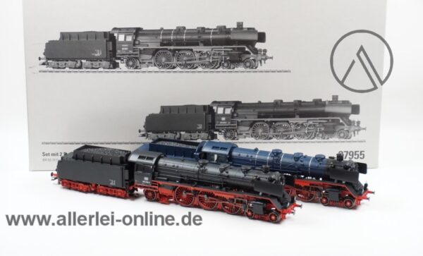 Märklin H0 37955 | Set mit 2 Schnellzuglokomotiven | Dampflokomotive BR 03.10 Epoche III und BR 003 Epoche IV mit OVP