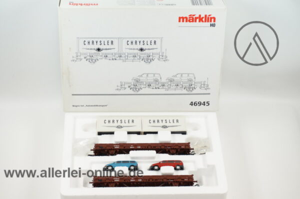 Märklin H0 | 46945 Daimler CHRYSLER Automobiltransport | Wagen-Set der ÖBB