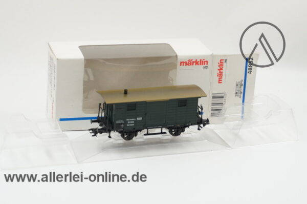 Märklin H0 | 48852 Heizwagen 91 003 der K.W.St.E | Gedeckter Güterwagen mit OVP