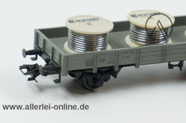 Märklin H0 | 94162 Niederbordwagen mit Beladung | Conrad Lötzinnrollen