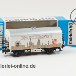 Märklin H0 | SOMO Bierwagen MAINZER BIER Kühlwagen | Gedeckter Güterwagen mit OVP