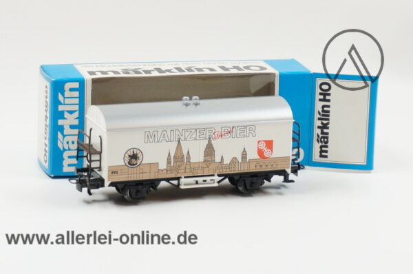 Märklin H0 | SOMO Bierwagen MAINZER BIER Kühlwagen | Gedeckter Güterwagen mit OVP