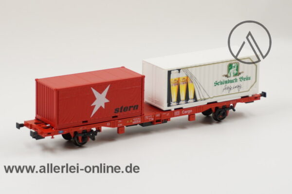 Märklin H0 34090 | DB Cargo Gütertriebwagenzug | CargoSprinter Sggoorrss 700 Containertragwagen