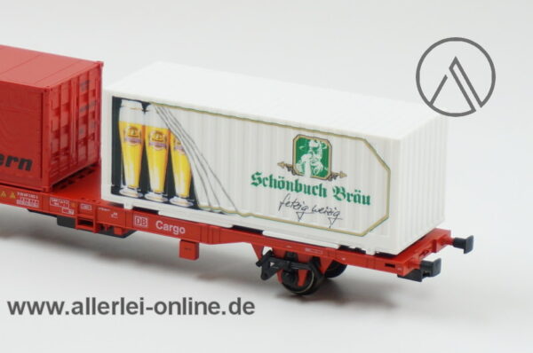 Märklin H0 34090 | DB Cargo Gütertriebwagenzug | CargoSprinter Sggoorrss 700 Schönbuch Bräu Container