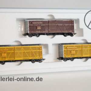 Märklin H0 | 45690 | USA Stock Car Set | Viehwagen Güterwagen-Set der UNION PACIFIC