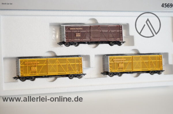 Märklin H0 | 45690 | USA Stock Car Set | Viehwagen Güterwagen-Set der UNION PACIFIC