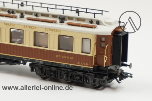 Märklin H0 | 42755 Schnellzug-Wagenset CIWL | Orient Express Speisewagen 1733D