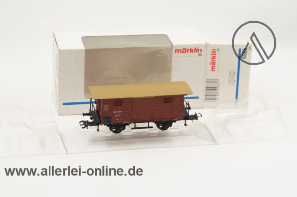 Märklin H0 | 4885 Gedeckter Güterwagen mit Flachdach der K.W.St.E. | Württemberg