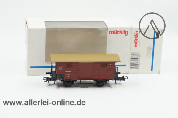 Märklin H0 | 4885 Gedeckter Güterwagen der K.W.St.E. | Württemberg 22 235