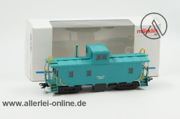 Märklin H0 | USA Caboose Begleitwagen 530 der P&LE | Güterzug-Begleitwagen aus 29570