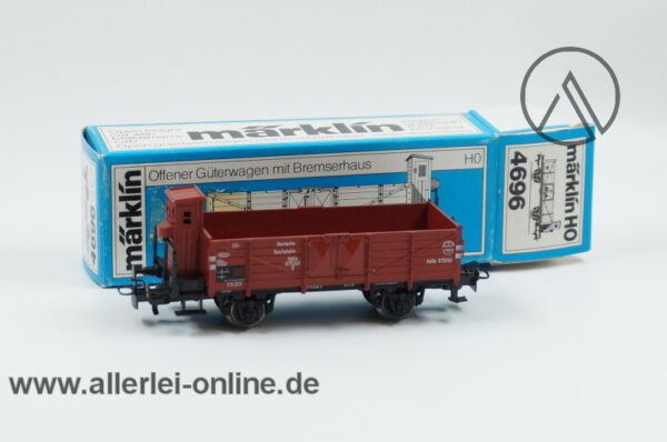 Märklin H0 | 4696 Offener Güterwagen mit Bremserhaus der DRG