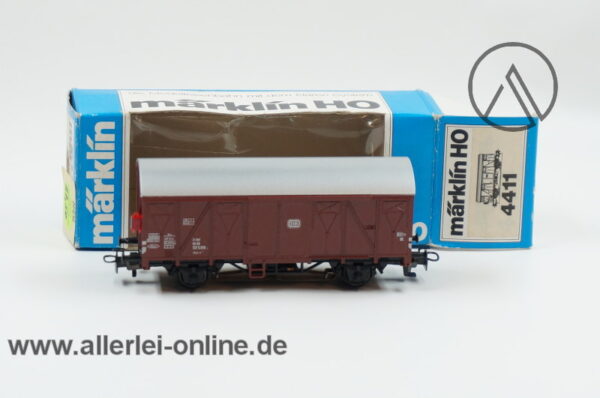 Märklin H0 | 4411 Gedeckter Güterwagen mit Schlusslaterne | Grs-v der DB