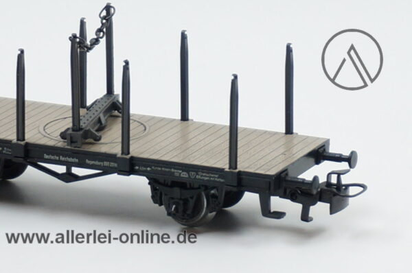 Märklin H0 | 4697 Drehschemel-Güterwagen mit Bremserhaus