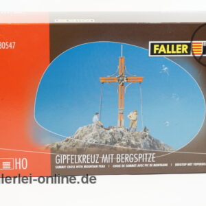 FALLER Modellbausatz | GIPFELKREUZ mit BERGSPITZE | Spur H0 | No. 180547 | ungebaut mit OVP