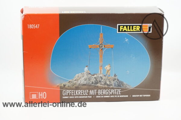 FALLER Modellbausatz | GIPFELKREUZ mit BERGSPITZE | Spur H0 | No. 180547 | ungebaut mit OVP