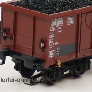 Märklin H0 | 00767-09 Offener Hochbordwagen mit Kohle-Beladung und Schlußlicht | Eaos 106