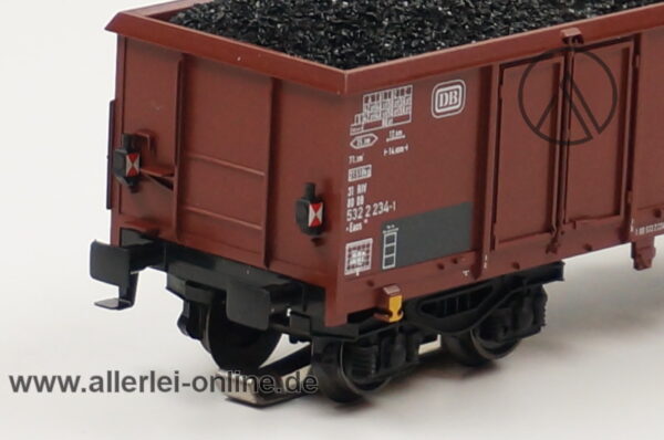 Märklin H0 | 00767-09 Offener Hochbordwagen mit Kohle-Beladung und Schlußlicht | Eaos 106