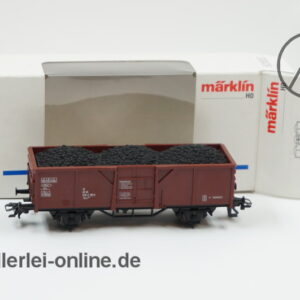 Märklin H0 | 4431 Offener Güterwagen mit Kohlebeladung | Güterwagen El-u 061 der DB