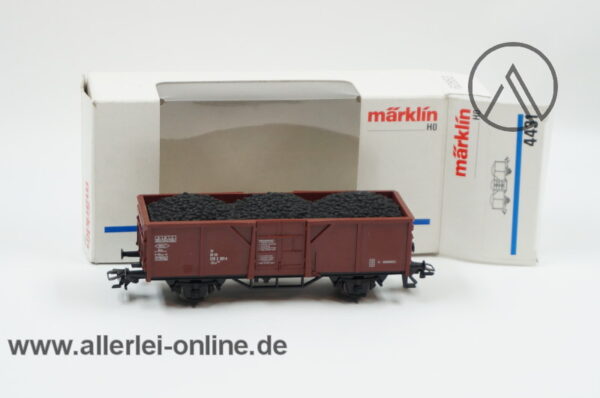 Märklin H0 | 4431 Offener Güterwagen mit Kohlebeladung | Güterwagen El-u 061 der DB