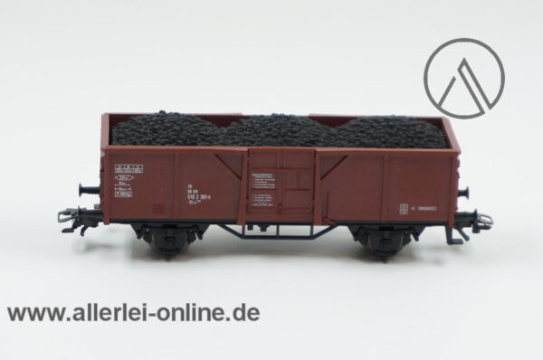 Märklin H0 | 4431 Offener Güterwagen mit Kohlebeladung | Güterwagen El-u 061 der DB mit OVP