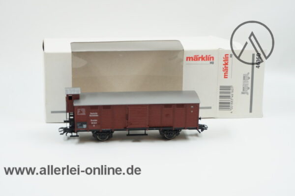 Märklin H0 | 46160 Gedeckter Güterwagen mit Bremserhaus | Güterwagen Dresden 18823 der DRG