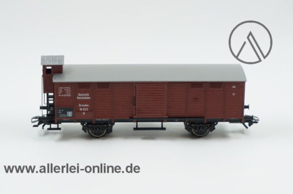 Märklin H0 | 46160 Gedeckter Güterwagen mit Bremserhaus | Güterwagen Dresden 18823 der DRG mit OVP