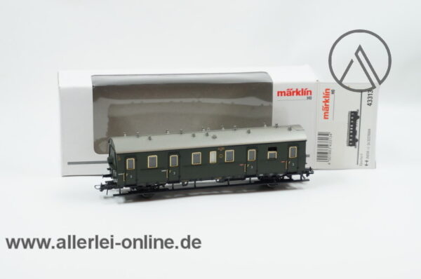 Märklin H0 | 43313 Reichsbahn Abteilwagen Cd-21 | 3. Klasse Personenwagen 44 995 der DRG