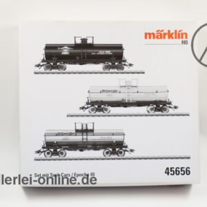 Märklin H0 | 45656 | 3-tlg. USA Güterwagen-Set | SUNOCO Sun Oil Company Tank Cars | 4-Achs Tankwagen