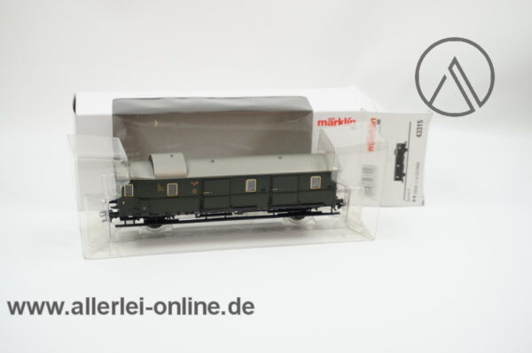 Märklin H0 | 43315 Deutsche Reichsbahn Gepäckwagen Pw-23 | Packwagen der DRG