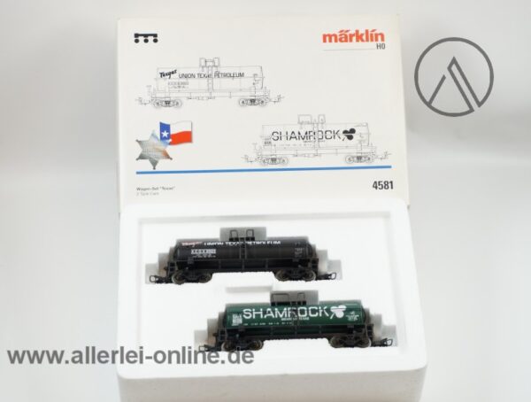 Märklin H0 | 4581 Wagen-Set "TEXAS" | 4-Achs Kesselwagen