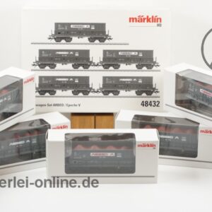 Märklin H0 | 48432 Erzwagen-Set ARBED | 5 tlg. Selbstentladewagen Güterwagen-Set der CFL mit OVP