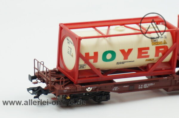 Märklin Spur H0 | 47452 Taschenwagen | HOYER Container