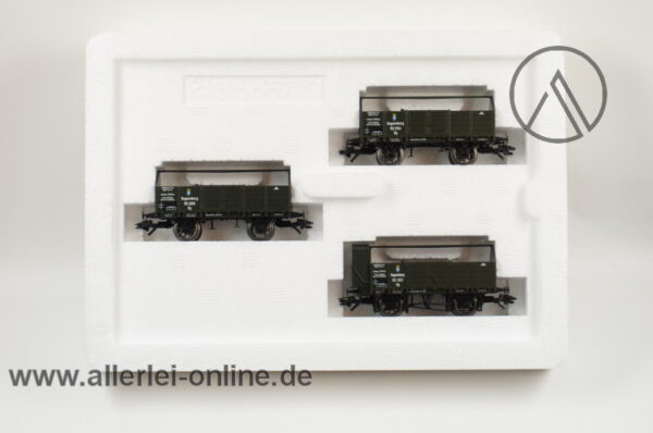 Märklin H0 | 46020 Mittelbordwagen-Set 3 tlg. Güterwagen-Set