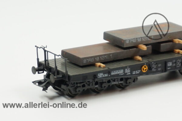 Märklin H0 | 48664 Schwerlastwagen-Set mit Stahlbrammen front