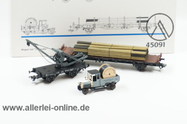 Märklin H0 | 45091 Wagen-Set "Telegrafie" der DRG | Güterwagen-Set mit OVP