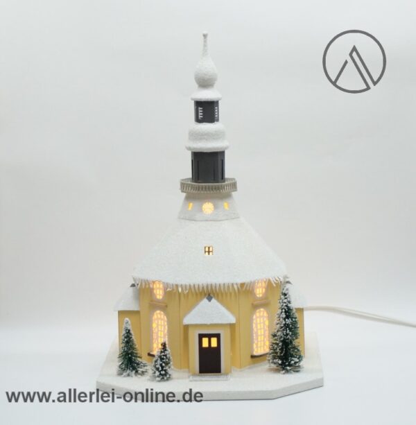 Birgit Uhlig Olbernau Lichterhaus | Seiffener Kirche | Erzgebirge Kunst | beleuchtet