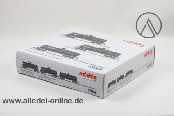 Märklin H0 | 45662 US Tankcars Wagen-Set 3 tlg. | Kesselwagen der Shipper's Car Line