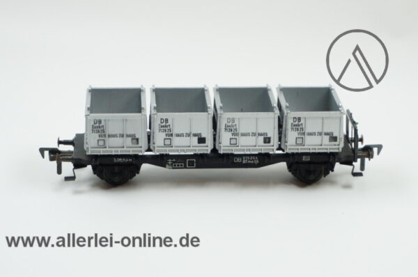 Fleischmann H0 | 1473 E Behältertragwagen 015 204 | BTms55 Von Haus zu Haus mit OVP